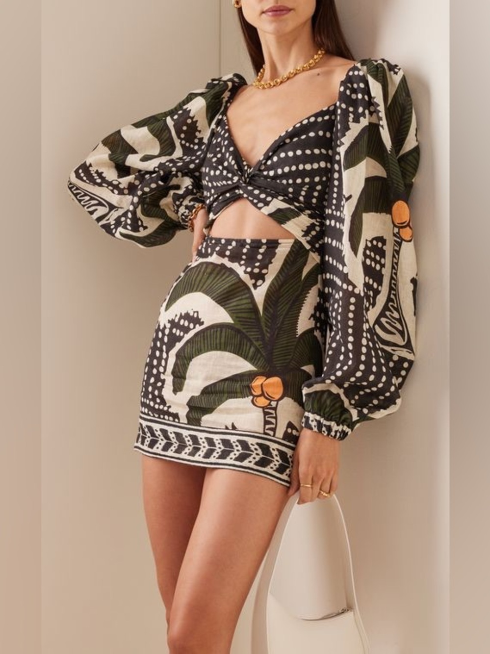 Johanna Ortiz Atardecer Tropical Mini Dress